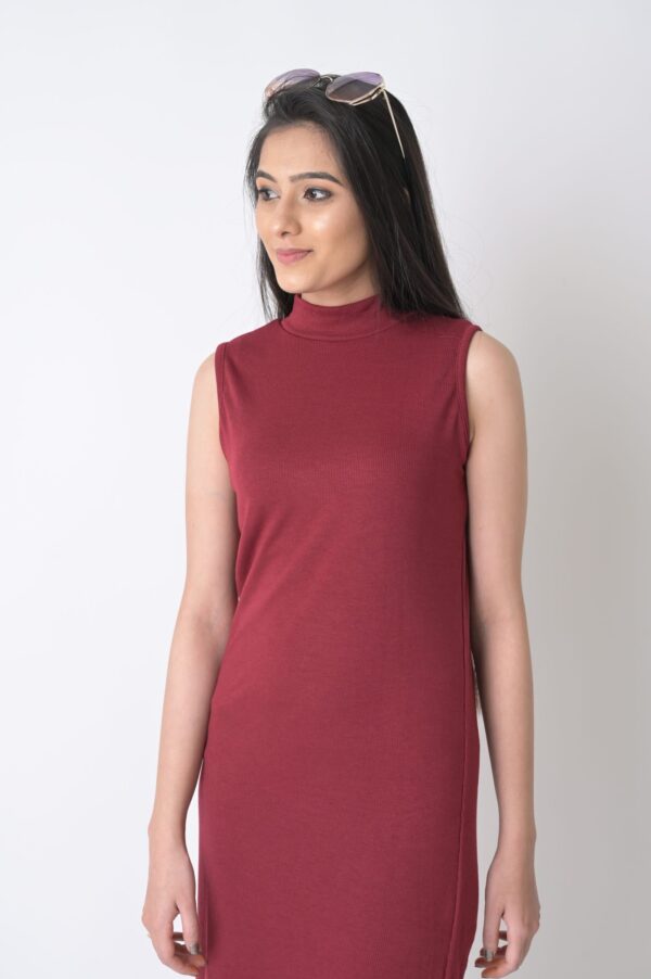 Women’s Rib Fabric Bodycon Dress