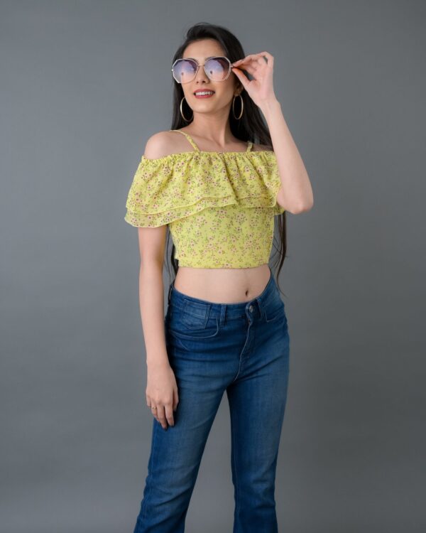 Frill Georgette Top - Image 2