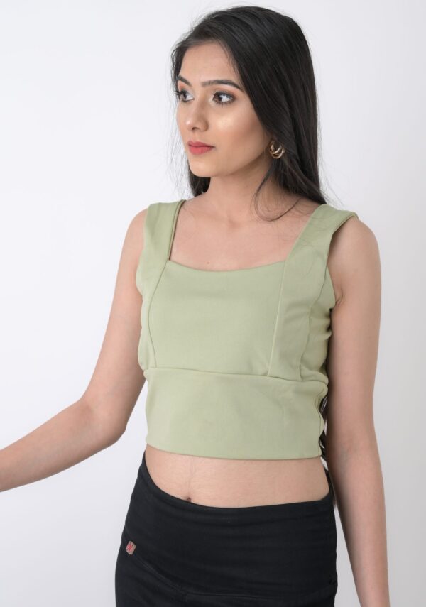 Lycra Blend Fabric Top - Image 2