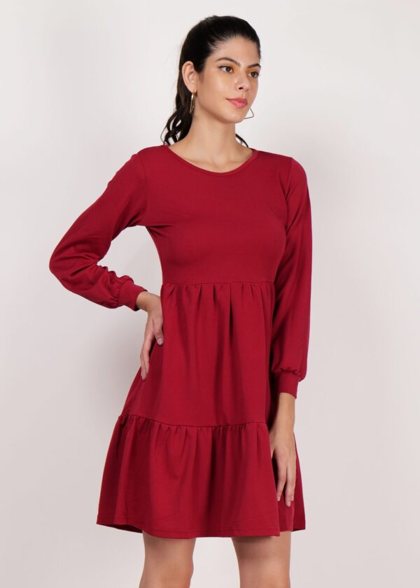 Women’s Premium Stylish Short Western Dress Regular Fit with Full Sleeves - Image 3