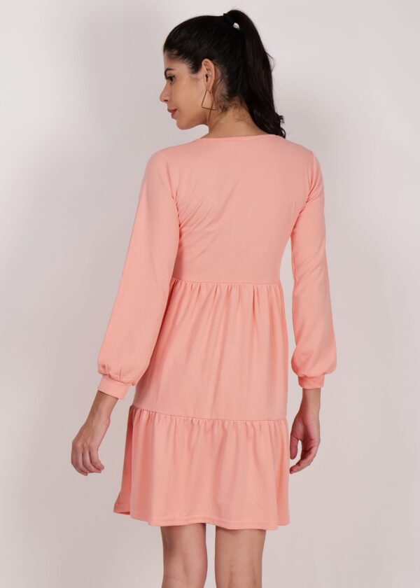 Women’s Premium Stylish Short Western Dress Regular Fit with Full Sleeves - Image 4