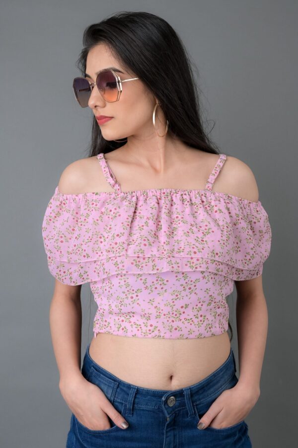 Frill Georgette Top - Image 4