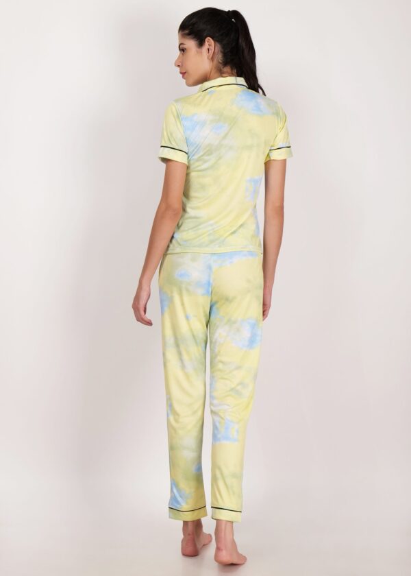 Printed Night Suit Set For Ladies - Image 3