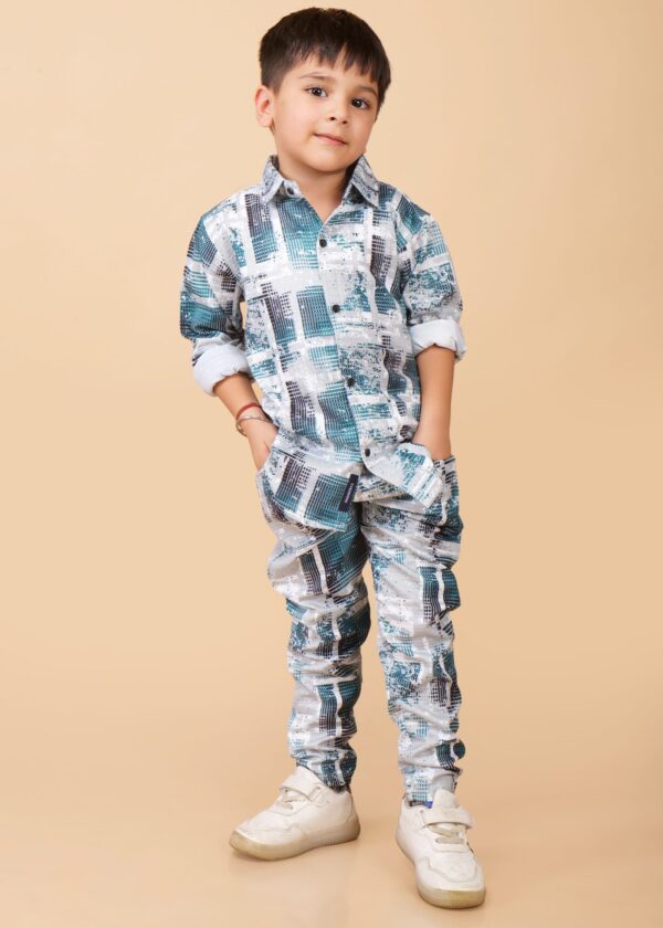 Boys Pure Linen Cords Set