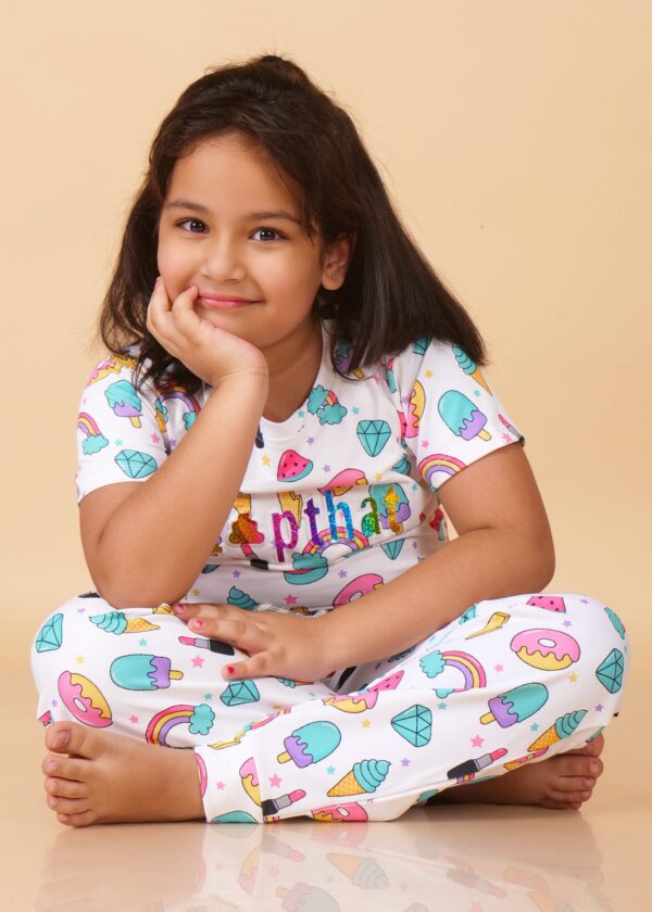 Joggers Girls Printed Clothes​ - Image 5
