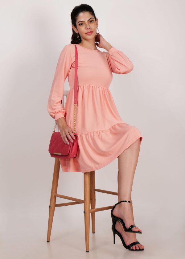Women’s Premium Stylish Short Western Dress Regular Fit with Full Sleeves - Image 5