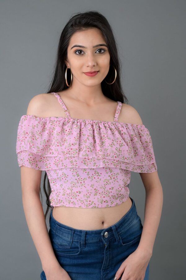 Frill Georgette Top - Image 7