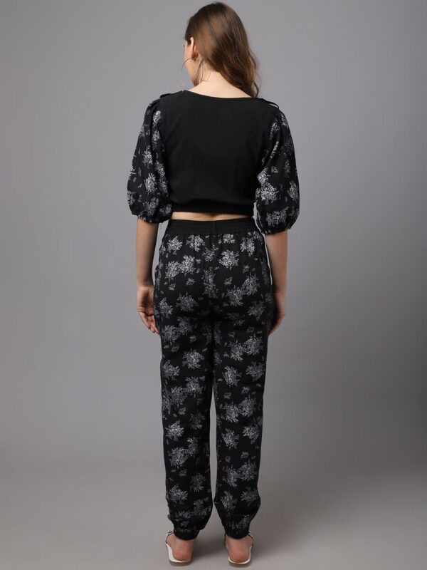 Women’s Stylish Western Cotton Top with Trousers Set - Image 2