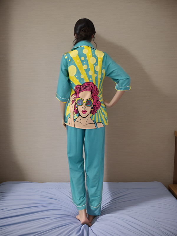 Nightwear Pyjama Set For Women | Funky Girl - Image 6
